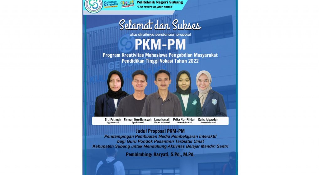 Kembali Berprestasi, Mahasiswa JMI Lolos PKM-PM Kembali Berprestasi, Mahasiswa JMI Lolos PKM-PM